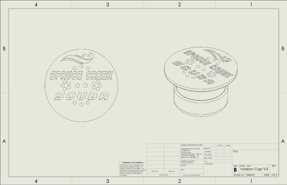 Horizon SCR Cap final design view
